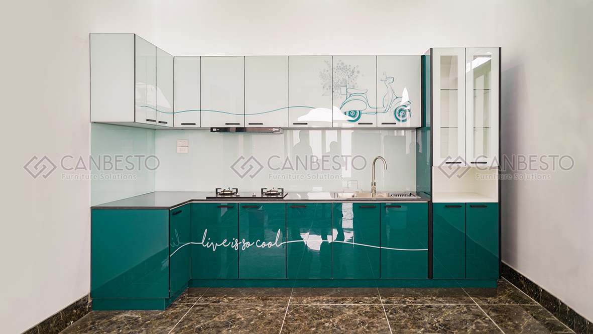 Canbesto: Tủ bếp nhôm kính, thiết kế nội thất tại Biên Hòa - Đồng Nai.